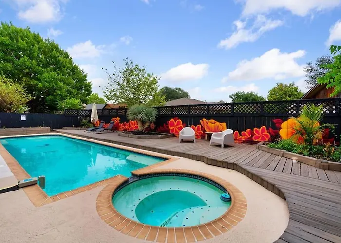 Сasa de vacaciones High End Design With Pool & Hot Tub Gameroom Round Rock