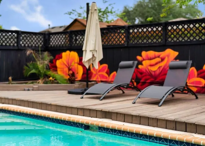 High End Design With Pool & Hot Tub Gameroom Сasa de vacaciones Round Rock